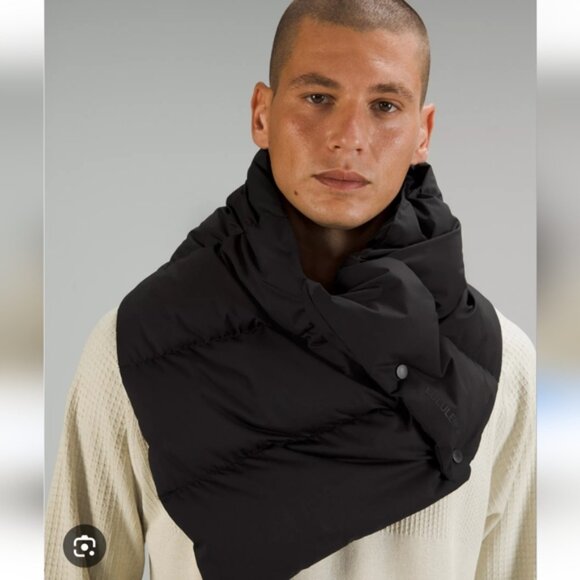 NWOT Lululemon Wunder Puff Scarf Black - Picture 3 of 7